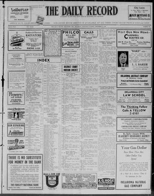 The Daily Record (Oklahoma City, Okla.), Vol. 33, No. 233, Ed. 1 Wednesday, September 30, 1936