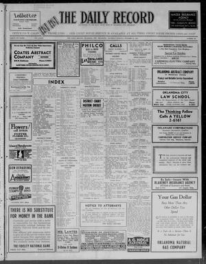 The Daily Record (Oklahoma City, Okla.), Vol. 33, No. 252, Ed. 1 Thursday, October 22, 1936