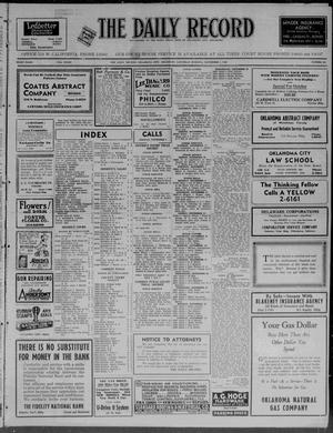 The Daily Record (Oklahoma City, Okla.), Vol. 33, No. 266, Ed. 1 Saturday, November 7, 1936
