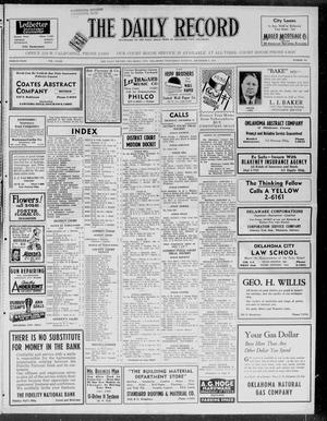 The Daily Record (Oklahoma City, Okla.), Vol. 33, No. 293, Ed. 1 Wednesday, December 9, 1936