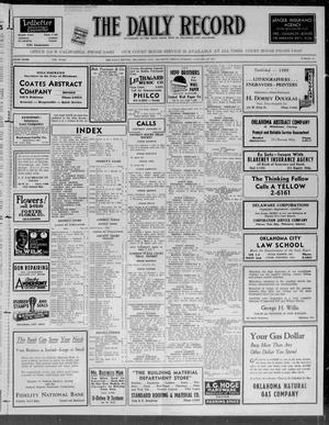 Primary view of object titled 'The Daily Record (Oklahoma City, Okla.), Vol. 34, No. 18, Ed. 1 Friday, January 22, 1937'.