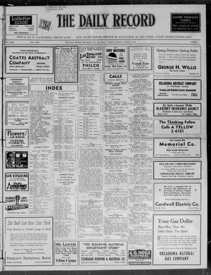 The Daily Record (Oklahoma City, Okla.), Vol. 34, No. 67, Ed. 1 Monday, March 22, 1937
