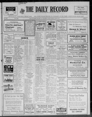 The Daily Record (Oklahoma City, Okla.), Vol. 34, No. 94, Ed. 1 Thursday, April 22, 1937