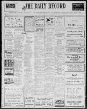 The Daily Record (Oklahoma City, Okla.), Vol. 34, No. 181, Ed. 1 Monday, August 2, 1937