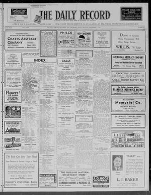 The Daily Record (Oklahoma City, Okla.), Vol. 34, No. 229, Ed. 1 Monday, September 27, 1937