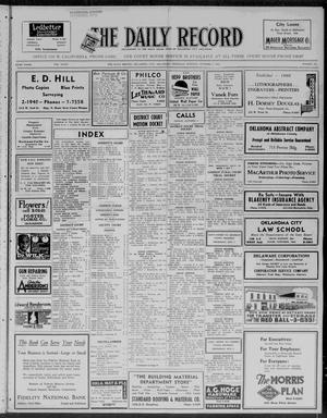 The Daily Record (Oklahoma City, Okla.), Vol. 34, No. 238, Ed. 1 Thursday, October 7, 1937