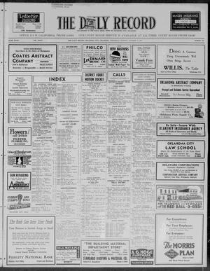 The Daily Record (Oklahoma City, Okla.), Vol. 34, No. 243, Ed. 1 Wednesday, October 13, 1937