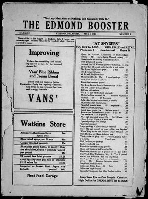 The Edmond Booster (Edmond, Okla.), Vol. 2, No. 2, Ed. 1 Thursday, May 6, 1926