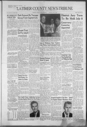 Latimer County News-Tribune (Wilburton, Okla.), Vol. 59, No. 39, Ed. 1 Thursday, June 6, 1957