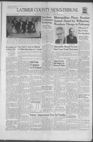 Latimer County News-Tribune (Wilburton, Okla.), Vol. 60, No. 4, Ed. 1 Thursday, October 3, 1957