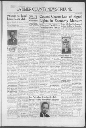 Latimer County News-Tribune (Wilburton, Okla.), Vol. 60, No. 5, Ed. 1 Thursday, October 10, 1957