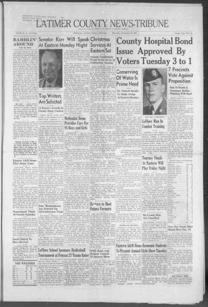 Latimer County News-Tribune (Wilburton, Okla.), Vol. 60, No. 14, Ed. 1 Thursday, December 12, 1957
