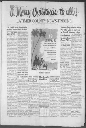 Latimer County News-Tribune (Wilburton, Okla.), Vol. 60, No. 15, Ed. 1 Thursday, December 19, 1957