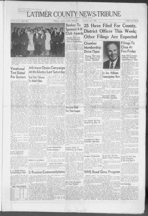 Latimer County News-Tribune (Wilburton, Okla.), Vol. 60, No. 34, Ed. 1 Thursday, May 1, 1958