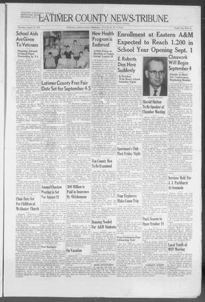 Latimer County News-Tribune (Wilburton, Okla.), Vol. 60, No. 50, Ed. 1 Thursday, August 21, 1958