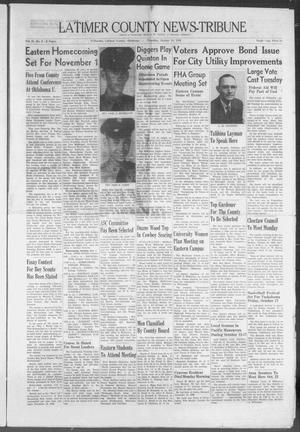 Latimer County News-Tribune (Wilburton, Okla.), Vol. 61, No. 6, Ed. 1 Thursday, October 16, 1958