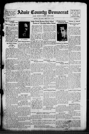 Adair County Democrat (Stilwell, Okla.), Vol. 33, No. 17, Ed. 1 Friday, May 16, 1930