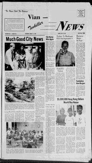 Vian Tenkiller News (Vian, Okla.), Vol. 1, No. 2, Ed. 1 Thursday, August 27, 1987