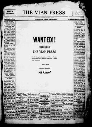 The Vian Press (Vian, Okla.), Vol. 17, No. 47, Ed. 1 Friday, December 29, 1933