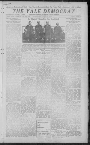 The Yale Democrat (Yale, Okla.), Vol. 14, No. 43, Ed. 1 Monday, December 5, 1921