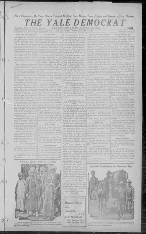 Primary view of object titled 'The Yale Democrat (Yale, Okla.), Vol. 14, No. 67, Ed. 1 Wednesday, February 1, 1922'.