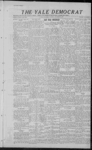 Primary view of object titled 'The Yale Democrat (Yale, Okla.), Vol. 16, No. 10, Ed. 1 Thursday, November 15, 1923'.