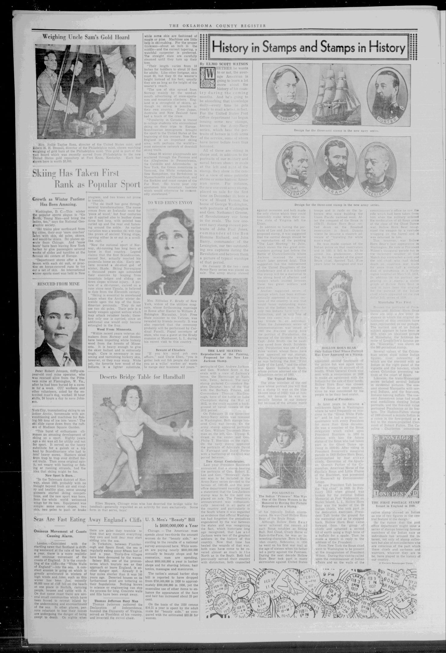 The Oklahoma County Register (Luther, Okla.), Vol. 37, No. 39, Ed. 1 Thursday, March 18, 1937
                                                
                                                    [Sequence #]: 4 of 8
                                                