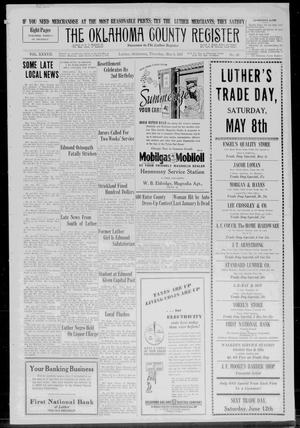 The Oklahoma County Register (Luther, Okla.), Vol. 37, No. 46, Ed. 1 Thursday, May 6, 1937