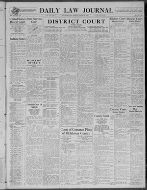Daily Law Journal (Oklahoma City, Okla.), Vol. 13, No. 105, Ed. 1 Friday, August 28, 1936