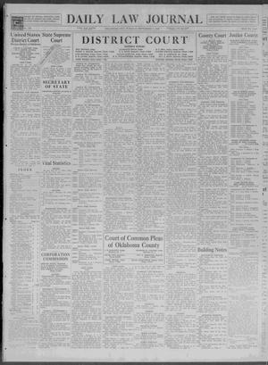 Daily Law Journal (Oklahoma City, Okla.), Vol. 13, No. 108, Ed. 1 Tuesday, September 1, 1936