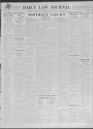 Daily Law Journal (Oklahoma City, Okla.), Vol. 13, No. 172, Ed. 1 Wednesday, November 18, 1936