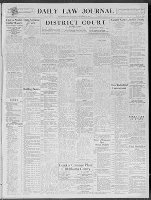 Daily Law Journal (Oklahoma City, Okla.), Vol. 13, No. 192, Ed. 1 Saturday, December 12, 1936