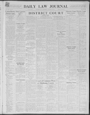 Daily Law Journal (Oklahoma City, Okla.), Vol. 13, No. 223, Ed. 1 Wednesday, January 20, 1937