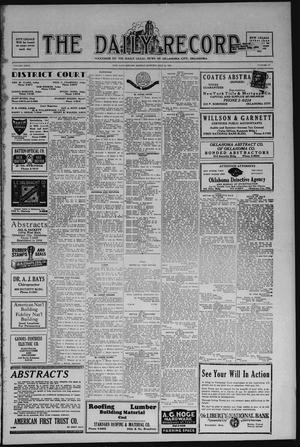 The Daily Record (Oklahoma City, Okla.), Vol. 27, No. 172, Ed. 1 Monday, July 28, 1930