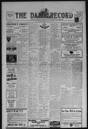The Daily Record (Oklahoma City, Okla.), Vol. 27, No. 174, Ed. 1 Wednesday, July 30, 1930
