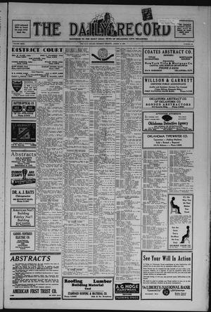 The Daily Record (Oklahoma City, Okla.), Vol. 27, No. 193, Ed. 1 Thursday, August 21, 1930