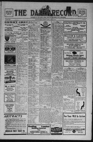 The Daily Record (Oklahoma City, Okla.), Vol. 27, No. 195, Ed. 1 Saturday, August 23, 1930