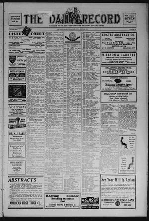 The Daily Record (Oklahoma City, Okla.), Vol. 27, No. 199, Ed. 1 Thursday, August 28, 1930