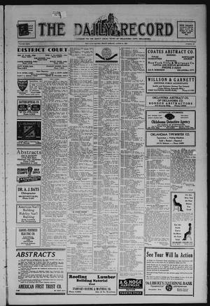 The Daily Record (Oklahoma City, Okla.), Vol. 27, No. 200, Ed. 1 Friday, August 29, 1930
