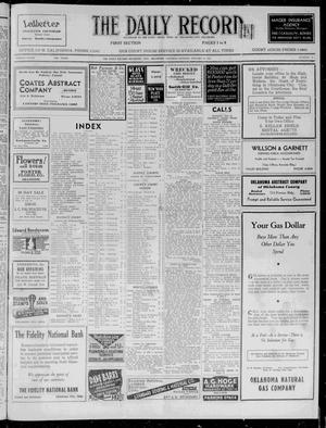 The Daily Record (Oklahoma City, Okla.), Vol. 32, No. 16, Ed. 1 Saturday, January 19, 1935