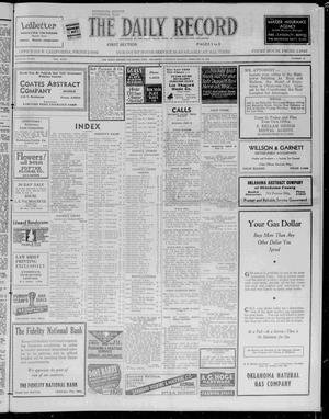 Primary view of object titled 'The Daily Record (Oklahoma City, Okla.), Vol. 32, No. 40, Ed. 1 Saturday, February 16, 1935'.