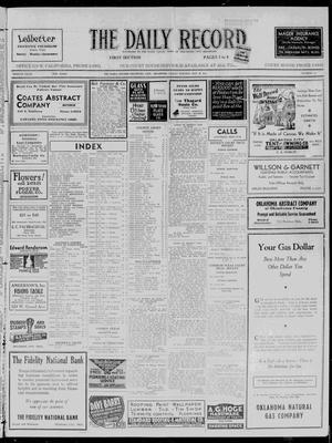 The Daily Record (Oklahoma City, Okla.), Vol. 32, No. 111, Ed. 1 Friday, May 10, 1935