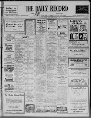 The Daily Record (Oklahoma City, Okla.), Vol. 32, No. 276, Ed. 1 Friday, November 22, 1935