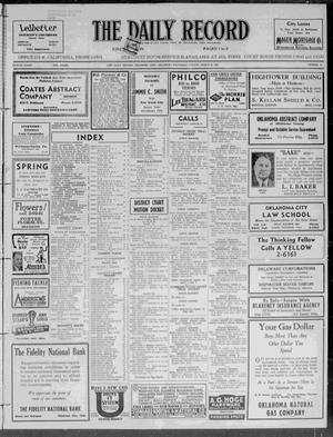 Primary view of object titled 'The Daily Record (Oklahoma City, Okla.), Vol. 33, No. 67, Ed. 1 Wednesday, March 18, 1936'.