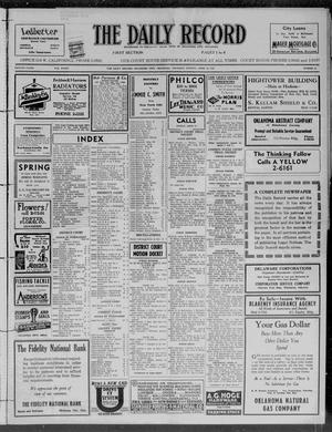 The Daily Record (Oklahoma City, Okla.), Vol. 33, No. 92, Ed. 1 Thursday, April 16, 1936