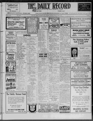 The Daily Record (Oklahoma City, Okla.), Vol. 33, No. 97, Ed. 1 Wednesday, April 22, 1936