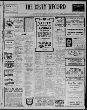 The Daily Record (Oklahoma City, Okla.), Vol. 33, No. 181, Ed. 1 Wednesday, July 29, 1936