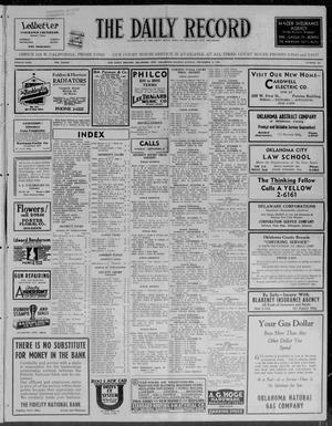 The Daily Record (Oklahoma City, Okla.), Vol. 33, No. 226, Ed. 1 Monday, September 21, 1936
