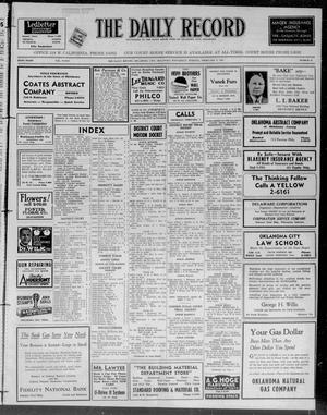 The Daily Record (Oklahoma City, Okla.), Vol. 34, No. 27, Ed. 1 Wednesday, February 3, 1937