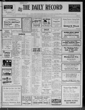The Daily Record (Oklahoma City, Okla.), Vol. 34, No. 64, Ed. 1 Thursday, March 18, 1937